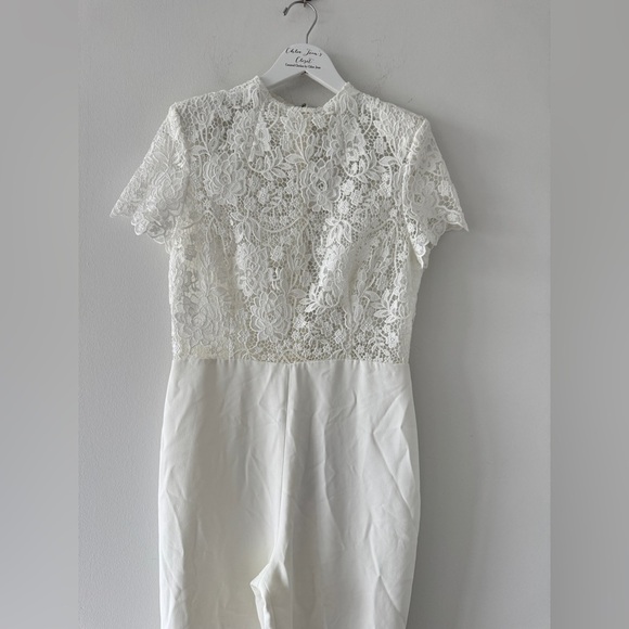 NADINE MERABI NEW Hattie White Jumpsuit - Picture 8 of 12
